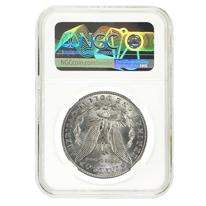 1921 S Morgan Silver Dollar NGC MS 62