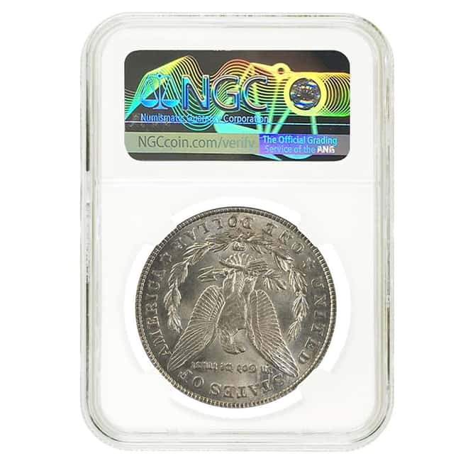 1921 S Morgan Silver Dollar NGC MS 63