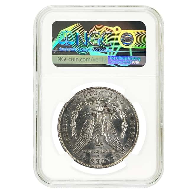 1921 D Morgan Silver Dollar $1 NGC MS 61