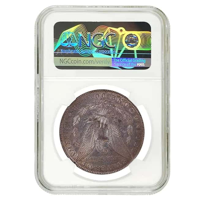 1883 S Morgan Silver Dollar $1 NGC AU 53