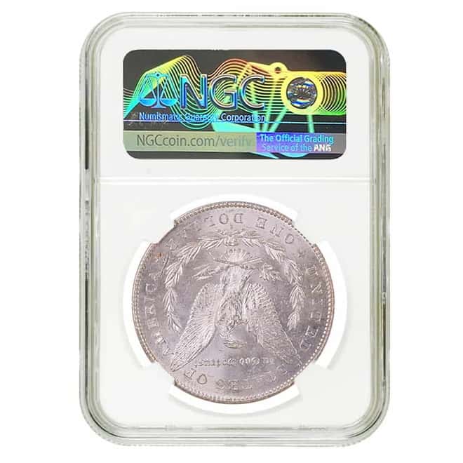 1878 S Morgan Silver Dollar NGC MS 63 Binion Collection