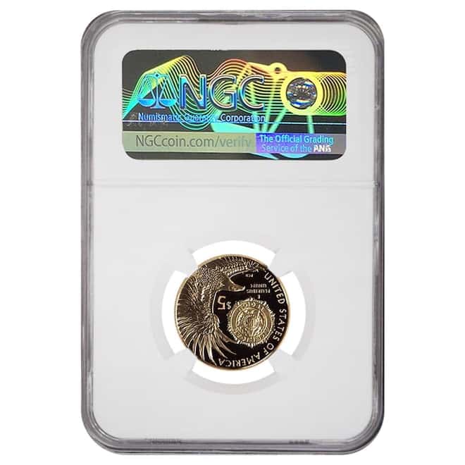 2019 W Gold $5 Proof Commemorative American Legion 100th Ann NGC PF 70 ER