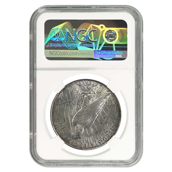 1923 D Peace Silver Dollar $1 NGC MS 62