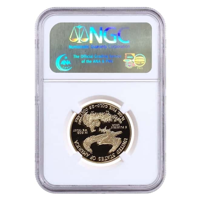 2017-W 1/2 oz $25 Proof Gold American Eagle NGC PF 70 (Edmund C. Moy Sign)