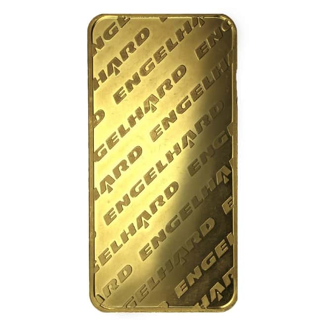 10 oz Engelhard Gold Bar .9999 Fine