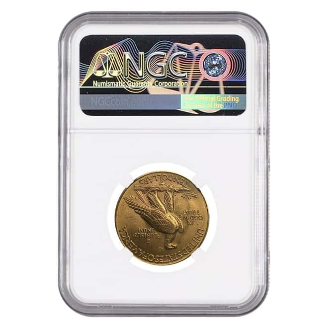 1926 $10 Indian Head Gold Eagle NGC MS 64