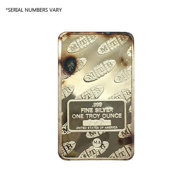 1 oz MTB (MA) Statue of Liberty Silver Vintage Bar .999 Fine