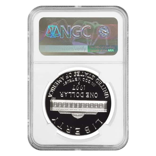 1997 P Botanic Garden $1 Silver Dollar Commemorative NGC PF 70 UCAM