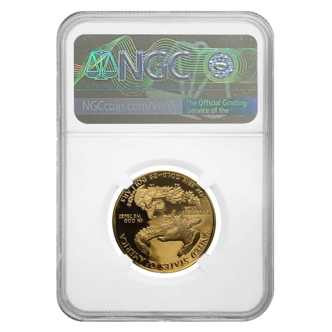 1988 P 1/2 oz $25 Proof Gold American Eagle NGC PF 70 UCAM
