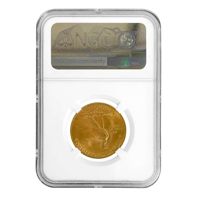 1932 $10 Indian Head Eagle Gold Coin NGC MS 64 CAC