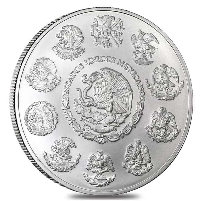 2012 5 oz Mexican Silver Libertad Coin .999 Fine BU