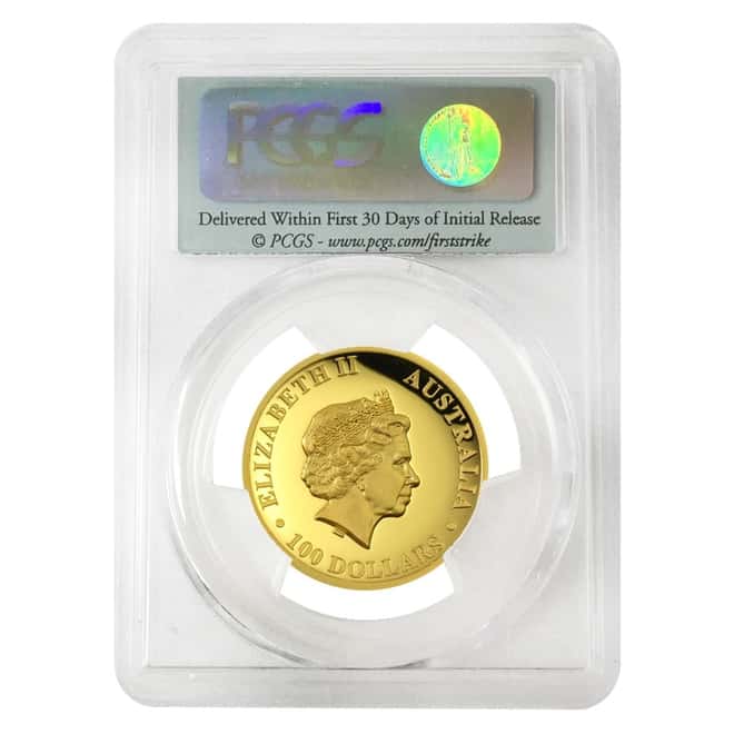 2013 P 1 oz $100 Gold Australian Koala Coin High Relief PCGS PF 69 DCAM (w/Box & COA)