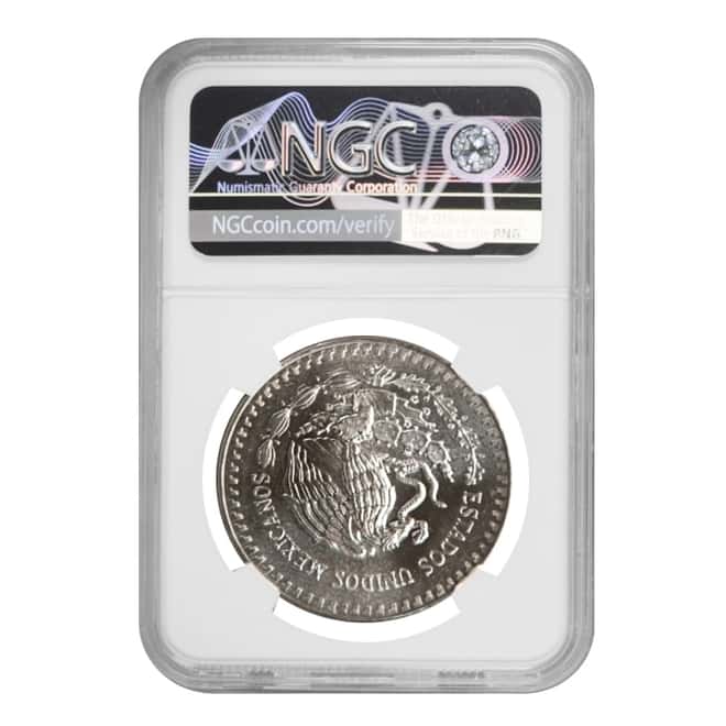 1985 1 oz Silver Mexican Libertad NGC MS 67