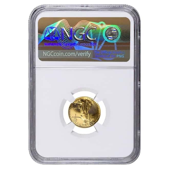 1993 P 1/10 oz $5 Proof Gold American Eagle NGC PF 69 UCAM Mint Error (Rev Struck Thru)