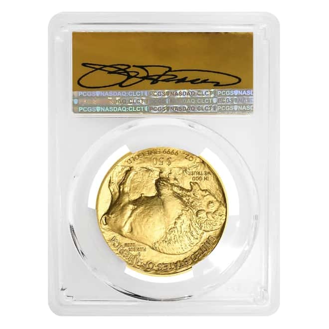 2017 1 oz Gold American Buffalo PCGS MS 70 (Gold Foil Label)