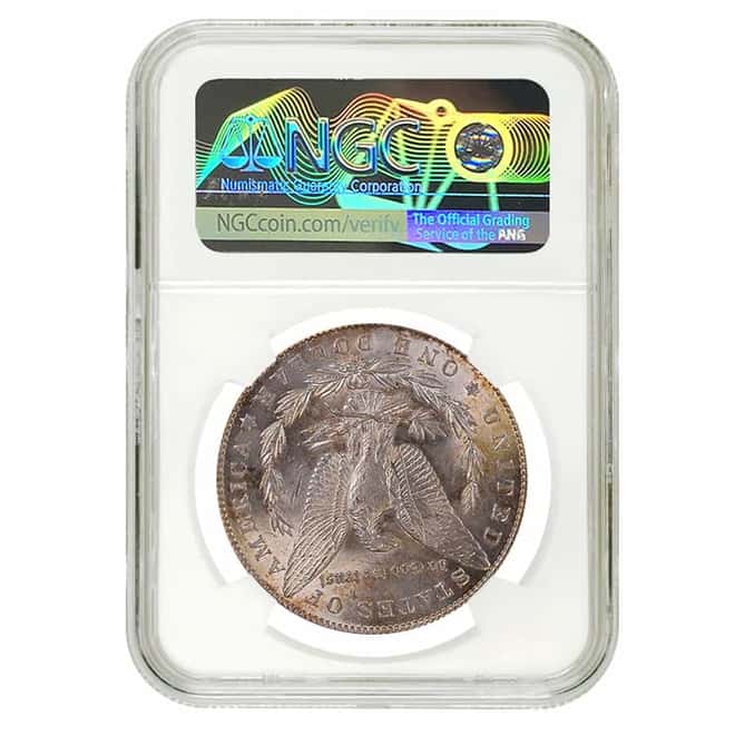 1892 O Morgan Silver Dollar $1 NGC MS 62