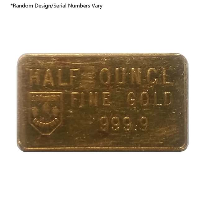 1/2 oz Swiss Bank Corporation Gold Bar .9999 Fine