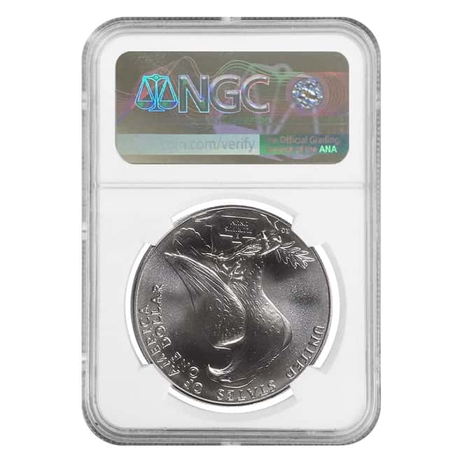 1984 P Olympics $1 Silver Dollar Commemorative NGC MS 70