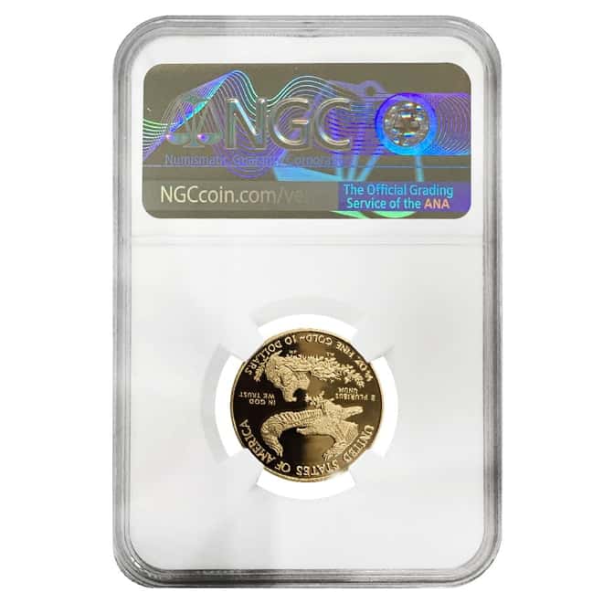 2017 W 1/4 oz $10 Proof Gold American Eagle NGC PF 70 UCAM