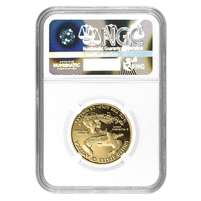 2017 W 1/2 oz $25 Proof Gold American Eagle NGC PF 70 UCAM