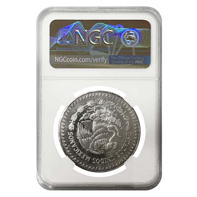 1982 1 oz Prooflike Silver Mexican Libertad NGC MS 67 PL