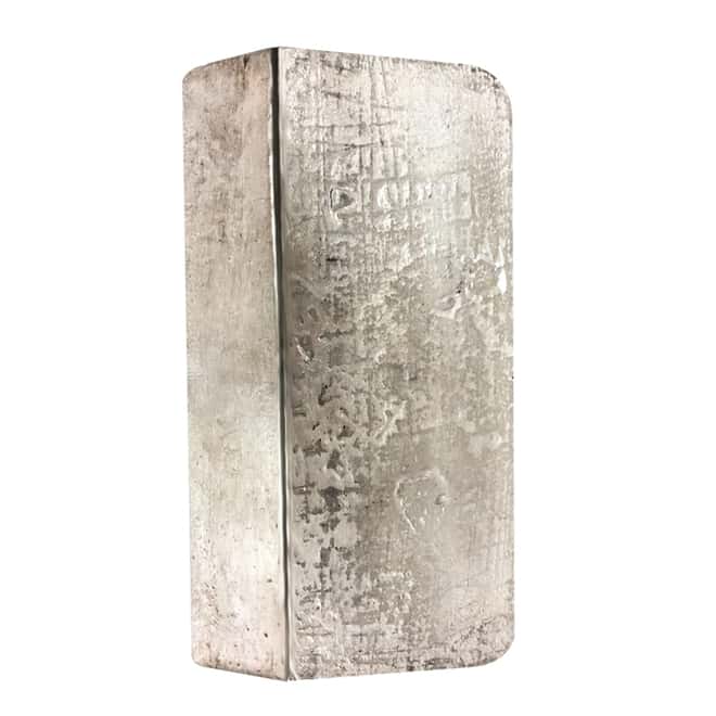 100 oz Engelhard Silver Hand Poured Vintage Bar .999+ Fine (6th Series, Waffle Pattern)
