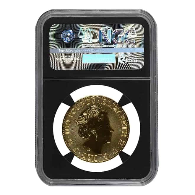 2017 Great Britain 1 oz Gold Britannia 30th Anniversary Privy Coin NGC MS 70 FDOI (Retro)