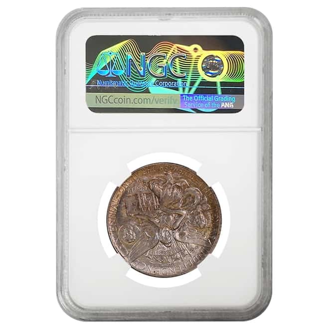 1934 Texas Half Dollar 90% Silver Commem NGC MS 65