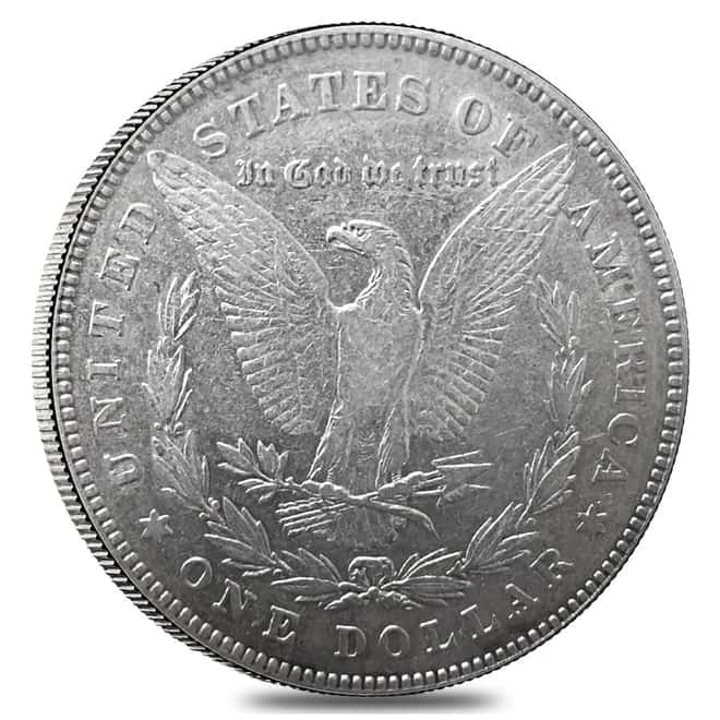 1878 Silver Morgan Dollar 7/8 Tailfeathers XF