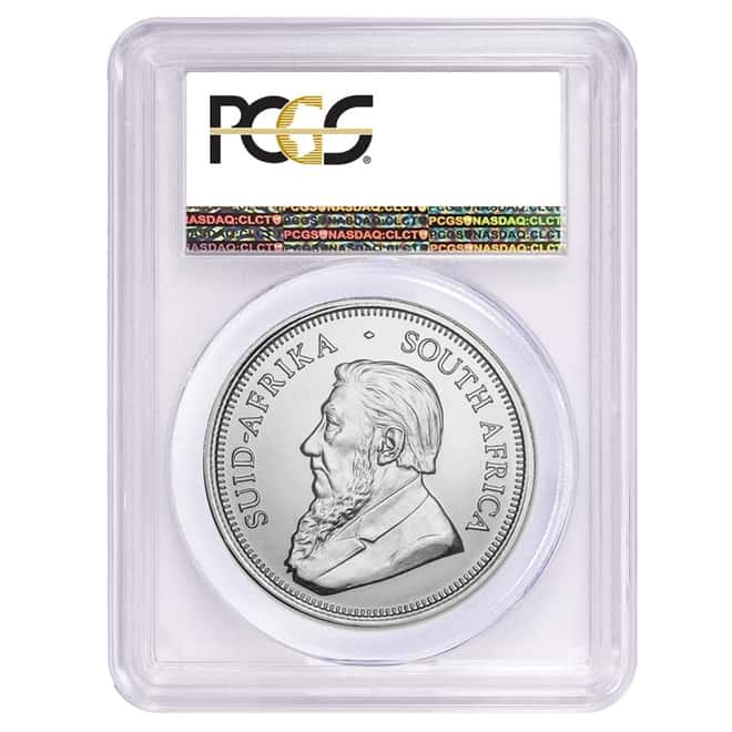 2019 South Africa 1 oz Silver Krugerrand PCGS MS 69 First Strike