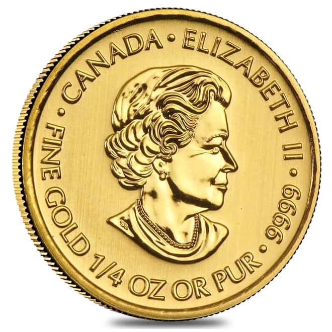 1/4 oz Gold Canada Special Service Force $5 Coin BU (Random Year)