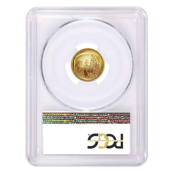 2019 W Apollo 11 50th Anniversary $5 Gold Comm. PCGS MS 69 FS