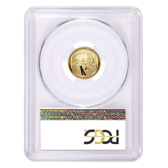 2019 W Apollo 11 50th Anniversary $5 Proof Gold Comm. PCGS PF 69 FS