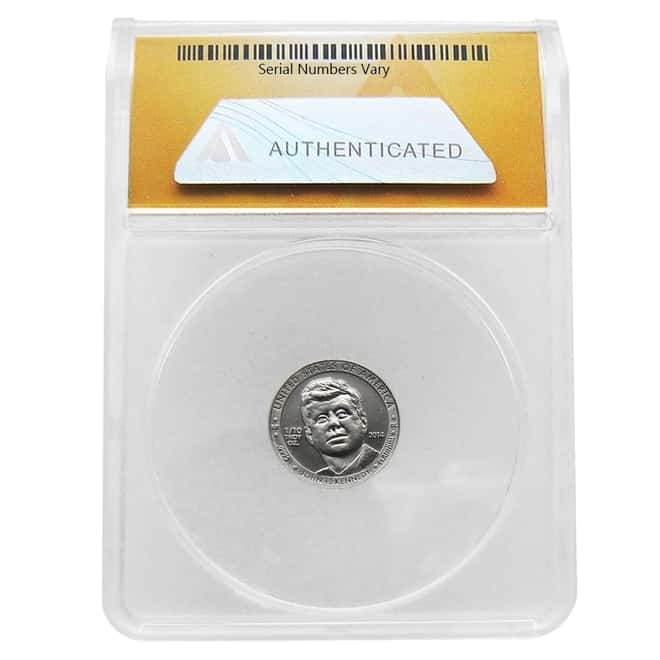 2014 1/10 oz Platinum John F. Kennedy Apollo 11 Medal ANACS Proof