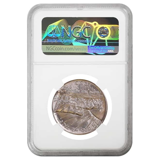 1933 D Oregon Trail Half Dollar 90% Silver Commem NGC MS 65
