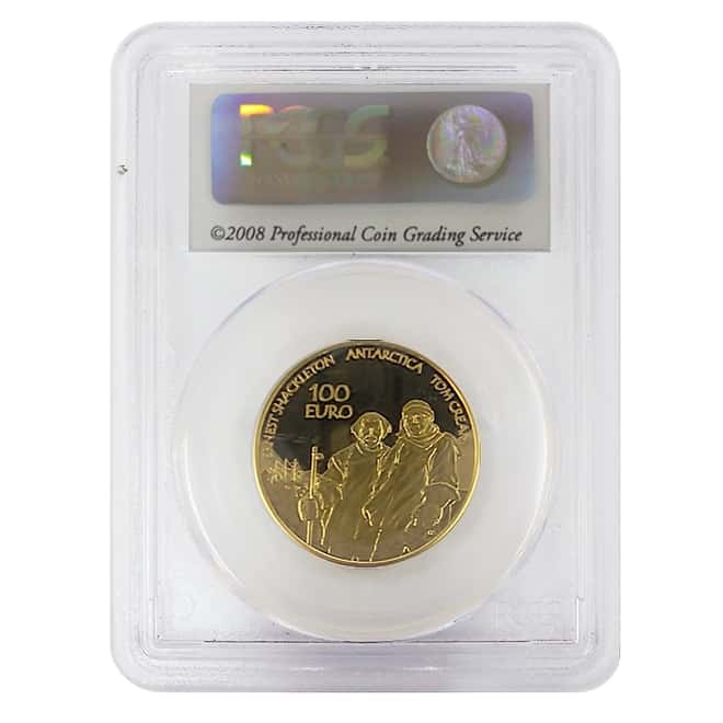 2008 Ireland 1/2 oz 100 Euro International Polar Year Proof Gold Coin PCGS FYOI