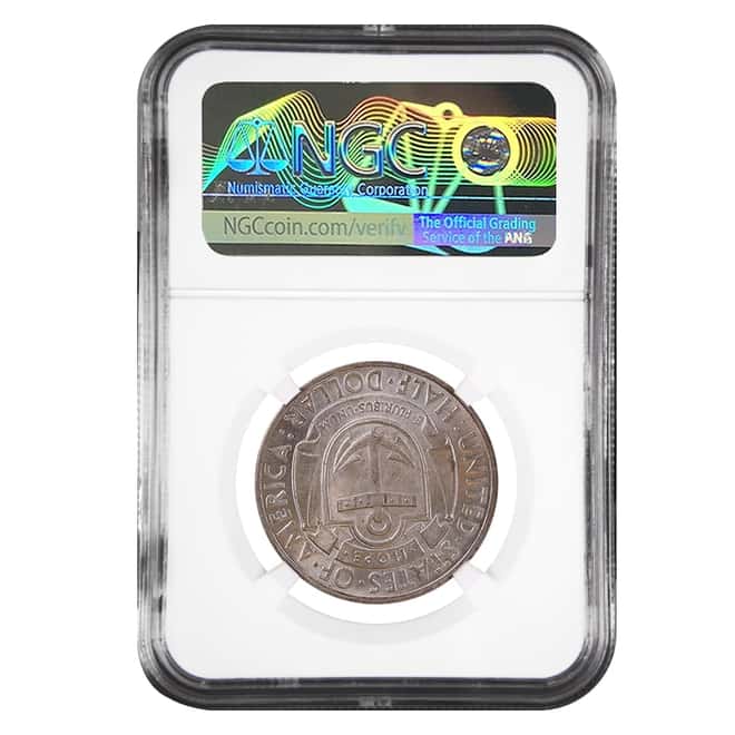 1936 D Rhode Island Half Dollar 90% Silver Commem NGC MS 66