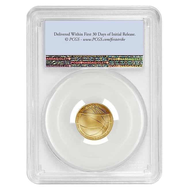 2020 W $5 Gold Basketball Hall of Fame Coin PCGS MS 70 FS