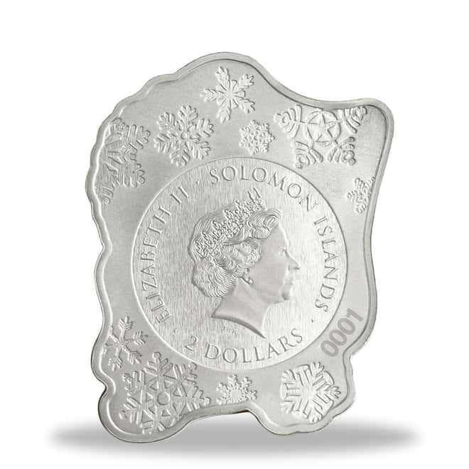 2020 1 oz Santa Claus Silver Coin Solomon Islands .9999 Fine (w/Box & COA)