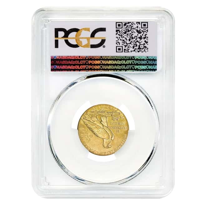 $5 Gold Half Eagle Indian Head PCGS AU 50 (Random Year) 