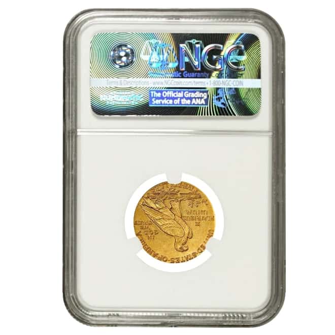$5 Gold Half Eagle Indian Head NGC AU 55 (Random Year)