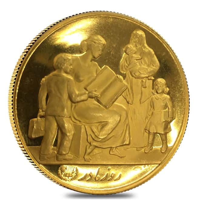1975 (SH 1354) 24.9 grams Mother's Day Proof Gold Medal