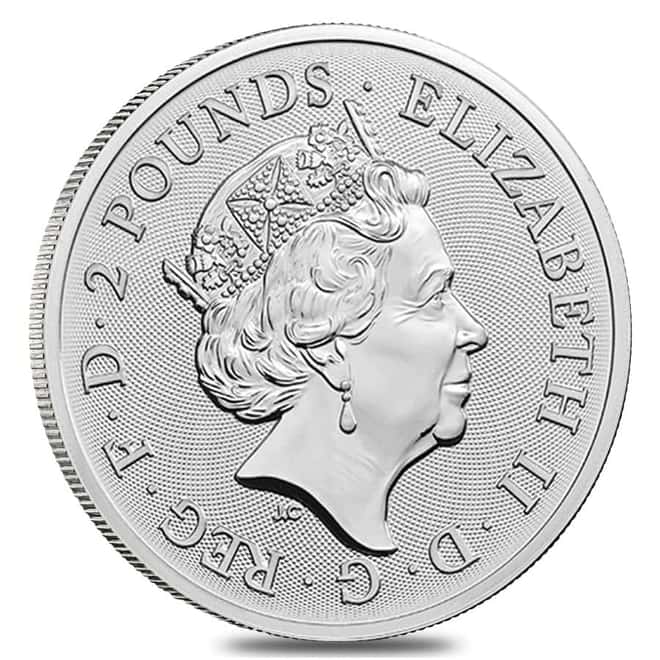 2019 Great Britain 1 oz Silver Royal Arms Coin .999 Fine BU