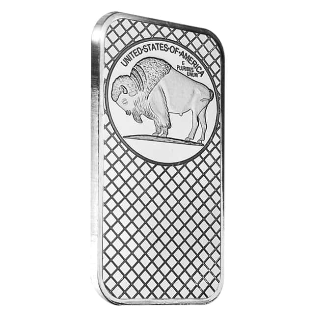 10 oz Buffalo Silver Bar .999 Silver