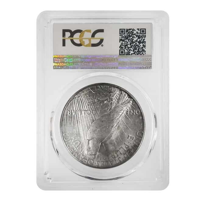 1923-S Silver Peace Dollar PCGS MS 63