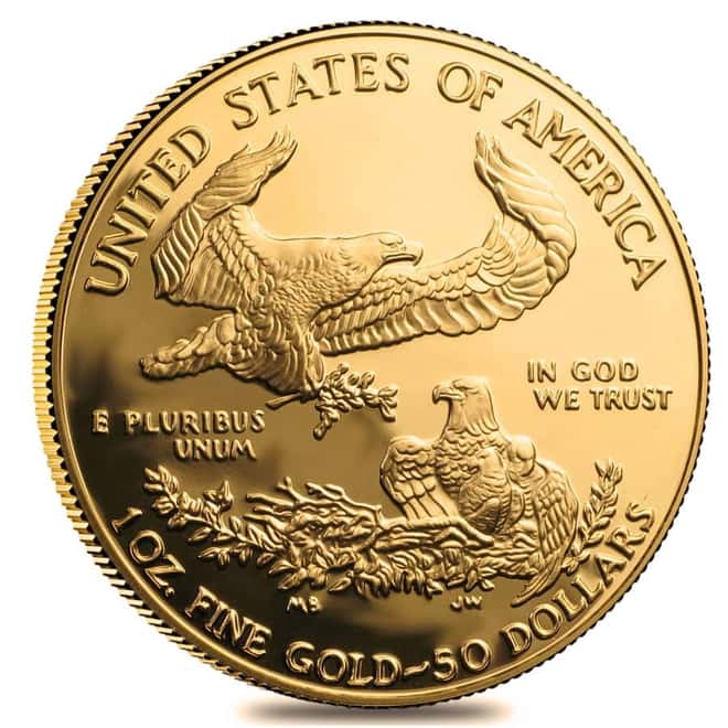 2012-W 1 oz $50 Proof Gold American Eagle (w/Box & COA)