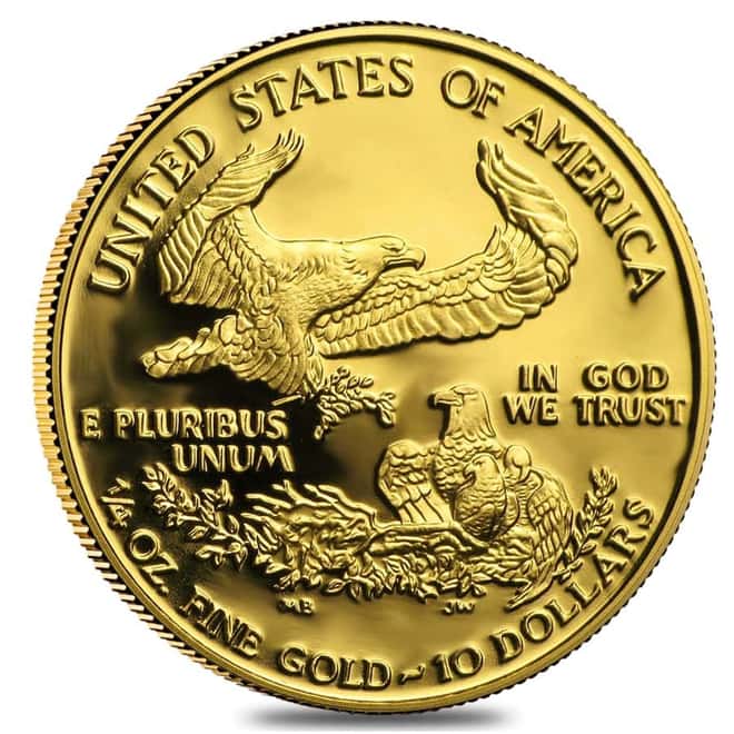 1997-W 1/4 oz $10 Proof Gold American Eagle (w/Box & COA)
