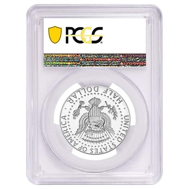 2019 S Proof Silver Kennedy Half Dollar First .999 Fine Silver PCGS PF 69 FS