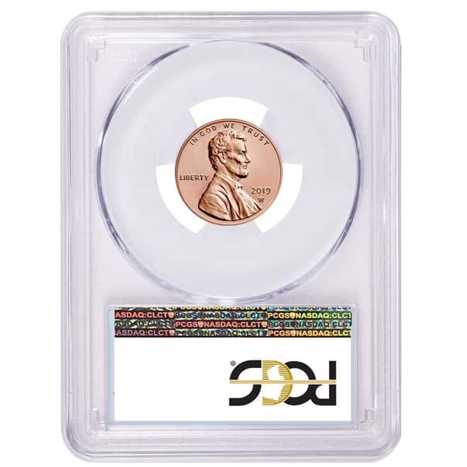 2019 W Reverse Proof Lincoln Penny Cent Comm. PCGS PF 70 FS