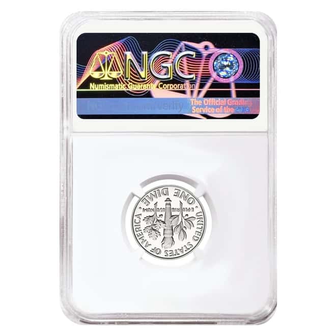 2019 S Proof Silver Roosevelt Dime First .999 Fine Silver NGC PF 70 ER